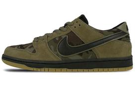 Nike Zoom Sb Dunk Low Pro 'Olive Green Camo' 854866-209 37.5