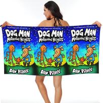 Dog Man Dogman Movie Comic Beach Towel Soft Microfiber Quick Dry Absorbent Quick Towels For Bath W40*H60(CM)