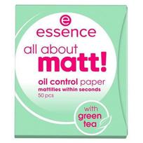 Mattifying Paper - All About Matt! - 50 units - green tea extract - instant sebum absorption