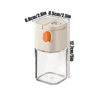Seasoning Bottle Precise Measuring Bottle Dispenser Salt Dispenser With Double Nozzle For Kitchen Sugar Pepper Powder Pantry skaidri
