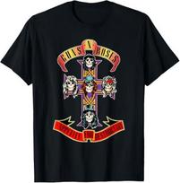 Guns N' Roses Oficialus Kryžiaus Marškinėliai S