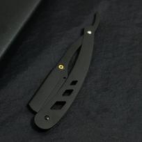 Men's Barber Shaving Razor Folding Knife Unisex Hair Removal Tool Eyebrow Knife ( Blades Not Included) juoda