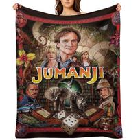 Jumanji Throw Blanket Summer Stuffeds Fashion Sofas Luxury Throw Blankets Size: 75*100cm, Weight: 230 GSM