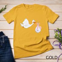 Baby Shower Stork Unisex T-shirt 4 L