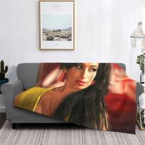 Amy Winehouse Blanket Casual Bedroom Four Seasons Faux Fur Mink Sofa Decorative Size: 75*100cm, Weight: 230 GSM