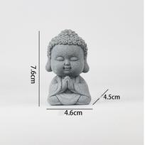 Oriental Culture Sandstone Buddha Reclining Buddha Buddha Statue Zen Ornament  Fish Tank Landscape style 7