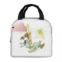 Sarah Kay Swing Girl Lunch Bags Insulated Bento Box Lunch Tote Resuable Picnic Bags Thermal Bag for Woman Children School One Size