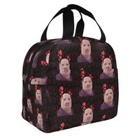 Italian Brainrot John Pork is Calling Insulated Lunch Bags for School Office Funny Meme Portable Cooler Thermal Bento Box One Size