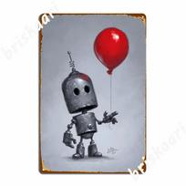 The Red Balloon Poster Metal Sign Sign Rusty Garage Garage Customized Tin Sign Poster 20X30CM