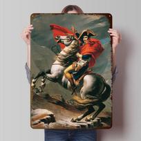 Napoleon Bonaparte Tinplate Posters Customizable Wall Art Retro Vintage Metal Signs for Home Room Custom Plate Office Decoration 20X30CM