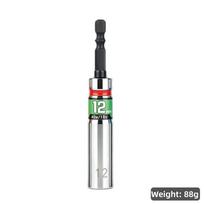For Impact Socket Set 14 pcs 8-19mm Alloy Steel Chrome Finish Designed for Reduced Corner Wear and Extended Fastener Life