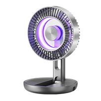 Compact Size Portable Air Conditioner Portable Size Fresh Air Fan New Cooling Tools Desk Fan  Desk pilka