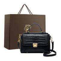 ZOOLER Women's Handbag, Cowhide Leather Crossbody Bag, Handheld Tote Bag, Casual Bag juoda
