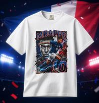 Mbappé Graphic T-Shirt, France Soccer T-Shirt, Les Bleus Football Fan Shirt, French Soccer Shirt, Match Day Apparel 2XL