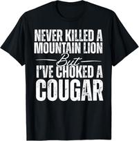 Mountain Lion Cougar Funny T-Shirt XXL