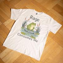 Rage Consumes Me Shirt, Frog Pond TShirt, Meme Frog Shirt, Vintage Style Unisex T-Shirt, Nature Lover Gift, Funny Frog Retro Shirt M