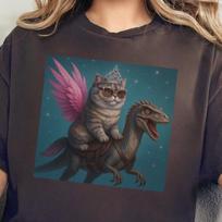 Princess Donut and Mongo T-shirt | Dungeon Crawler Carl Princess Donut Gifts For Man and Women Cotton Unisex T-shirt | Dungeon Crawler Tee XL