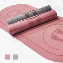 Sustorintas tylus šokdynės kilimėlis 8 mm fitnesui ir sportui, garso izoliaciniai ir amortizuojantys kilimėliai, patalpų šokdynė, šokdynė, jogos kilimėlis 130X60X0.6cm rožinė