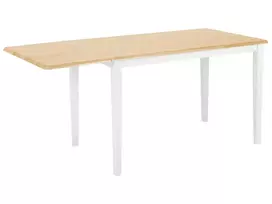 Išskleidžiamas valgomojo stalas LOUISIANA šviesiai rudas 120/160 cm 75 cm Medis