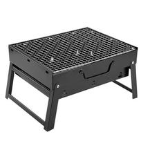Lauko kepsninė Nešiojama anglies kepsninė Sulankstoma kepsninės gaminimo įranga Storo metalo Didelio dydžio kepsninė Small size 35*17*23CM black
