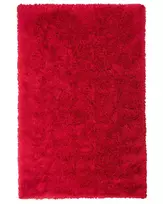 Raštuotas kilimas shaggy CIDE raudonas 200 x 300 cm