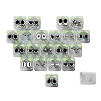Ergonomic 21 Key Transparents Luoxiaohei Cats Shaped Keycaps With Heart Pattern PC Construction For Comfort Typing And Gaming Setups skaidri