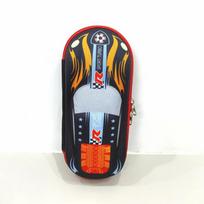 1Pcs Eva Pen Case Boyut Bag 3D Racing Car Pencil Cases Cartoons School Pencil Case For Children Stationery Box juoda