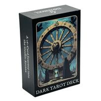 Tamsusis Tarot kortų rinkinys, Gotikinės Arkana Kelionė Klasikinės temos kaladė, 78 kortos 13x9cm, Būrimo ir Divinacijos žaidimas