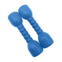 2Pcs Children Non-slip Dumbbells Arm Fitness Hand Weights for Muscles Training mėlyna