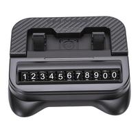 Dashboard Cell Phone Holder Mount with Parking Number Plate Universal 360 Degree Rotating Car Phone Stand for RV juoda