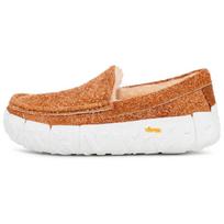UGG Ascot Wrap Tech Suede Loafers Men's Yellow Brown 1167670-CHE 40