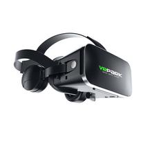 Virtual Reality VR Glasses, 3D Headset, Bluetooth, Smartphone Helmet, Anti-Blue Light Lenses VR No GamePad
