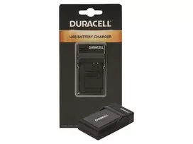 Duracell USB kroviklis skaitmeniniams fotoaparatams, tinka Panasonic DMW-BLD10E, juodas, 5 V