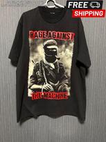 RAGE AGAINST THE MACHINE EUROTOUR '96 Black T-shirt Size S-5XL S