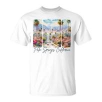 Palm Springs California Retro Travel Graphic Tee XXXXL
