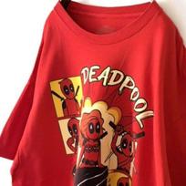 Marvel Deadpool T-shirt XL Red Vintage XXL