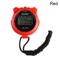 Bėgimas Fitnesas Atminties Chronometras Chronometras Elektroninis Laikmatis Sportinis Chronometras Laikmatis Skaitmeninis Ekranas raudona