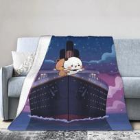 Bubu Dudu HighQuality Soft Warm Throw Blanket for Kids Winter Fluffy Bedspread for Couch Chair Sofa or Bed Size: 75*100cm, Weight: 230 GSM