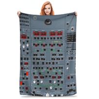 Airbus A380 overhead panel Blanket Breathable Flannel Sofa Throw Blanket for Home Bedroom Outdoor Throws Bedspread Quilt Size: 75*100cm, Weight: 230 GSM