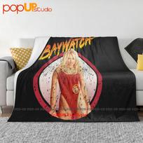 Baywatch Pamela Anderson Parker Lifeguard Ultra-Soft Blanket Quilt Winter Sofa Cover Bed Covers Size: 75*100cm, Weight: 230 GSM