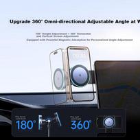 UGREEN Car Phone Holder, Magnetic MagSafe Wireless Charger for Vehicles, Interior Decoration Accessory Suitable for Tesla