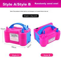 Balloon Pump, Electric Dual-Hole Inflator, Portable Household Air Pump, Birthday Balloon Inflation Tool