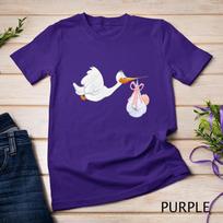 Baby Shower Stork Unisex T-shirt 7 S