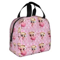 Italian Brainrot Ballerina Cappuccin Insulated Lunch Bags for Work School Funny Meme Portable Thermal Cooler Lunch Box Women Men One Size