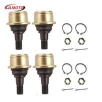 4PCS M12 Upper and Lower Ball Joints Fit For Swing Arm Suspension Yamaha ATV RHINO BRUIN 350 450 700 Rhino YXR700 2008 - 2013 balta