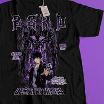 Dark Anime Aesthetic T-Shirt, Shadow Warrior Graphic Tee, Fantasy Manga Style Shirt, Japanese Streetwear, Otaku Unisex Gift 2XL