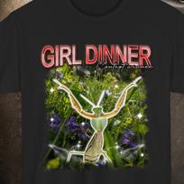 Girl Dinner Contest Winner T-Shirt, Hot Anime Girl Meme Shirt Unhinged Adult Humor Graphic Tee, Inappropriate T Shirts For Airport 3XL
