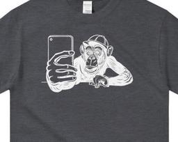 Monkey Selfie-Snapping Shirt, Animal Lover Shirt, Gifts For Him, Funny Animal Shirt, Cute Animal shirt, Cool Animal T Shirt, Gifts For Her M