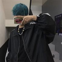 Oversize Jackets Women Harajuku Sun-proof Korean Windbreaker Jacket Coat Zipper Streetwear Spring Autumn Outerwear XXL vyno raudonos spalvos