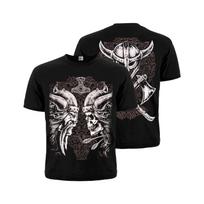 Viking Skull T-Shirt: Thor's Hammer, Norse Mythology 4XL